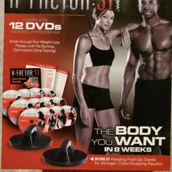 Weider X-factpr ST Complete Workout Program 12 DVDs