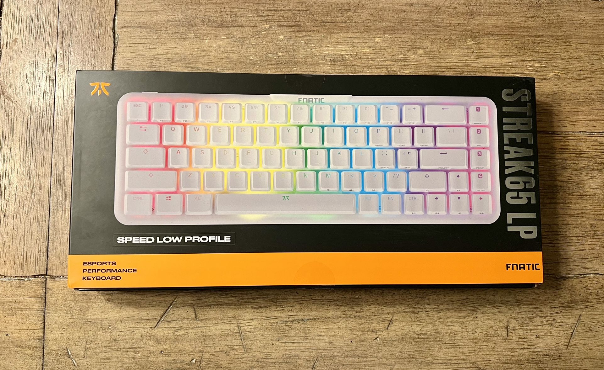slightly used Fnatic Streak65 compact wired gaming mechanical keyboard