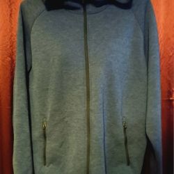 Dark Blue Hoodie, Deep Inside Pockets, Size XL