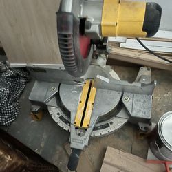 Dewalt 12 Inch Miter Saw, Used Under A Year 