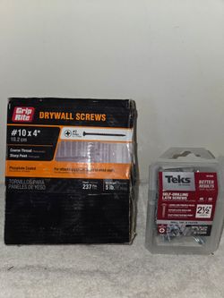 Drywall Screws & Self Drilling Screws both for $15 (Price Is Firm)