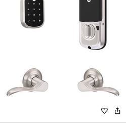 Yale Assure Lock SL with Norwood Touchscreen Deadbolt with Matching Lever, Satin Nickel 