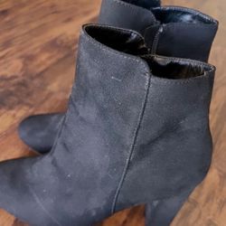 New Woman Black Ankle heel Boot 