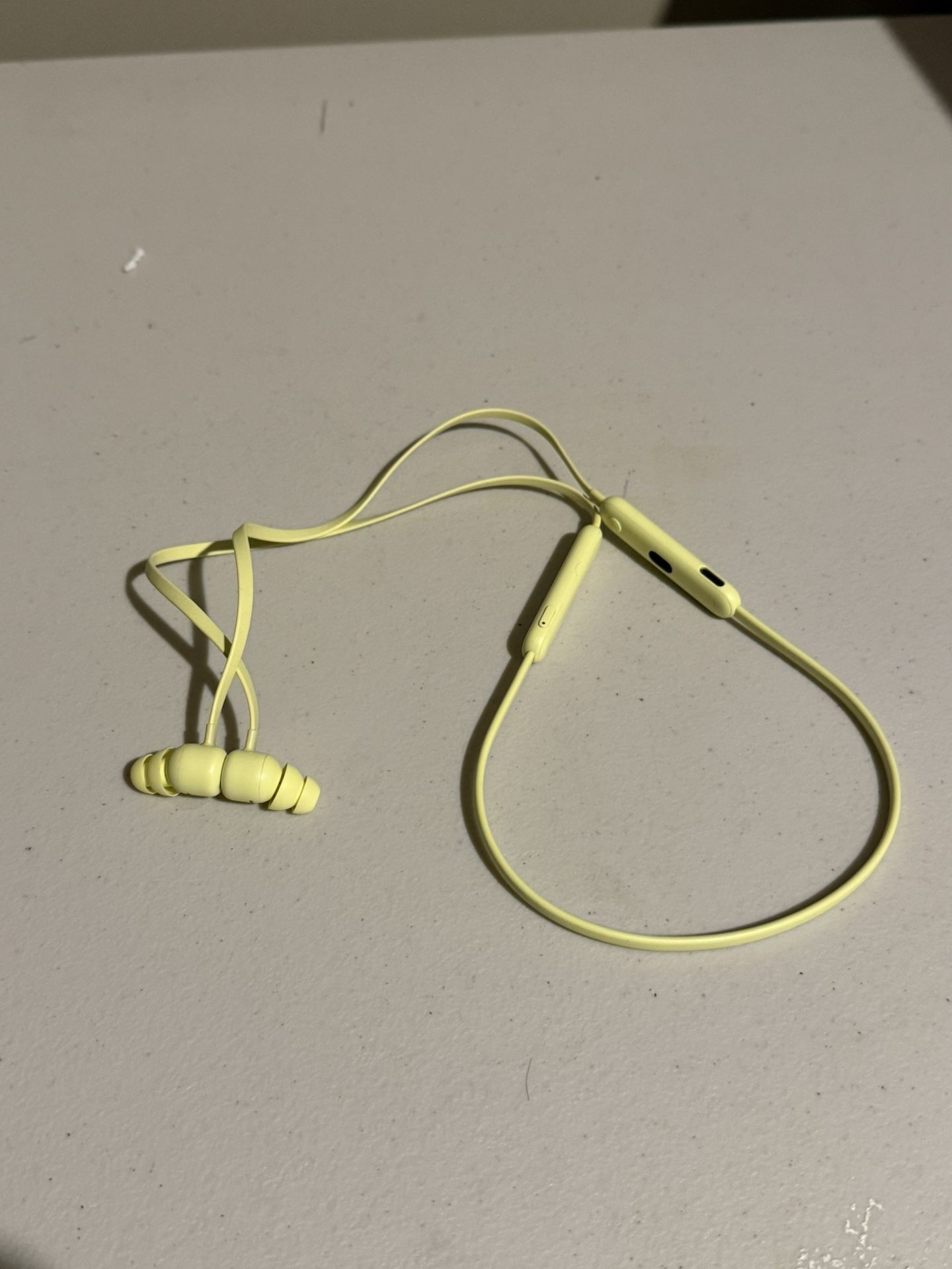 Yellow Beats Flex Bluetooth Wireless Earphones 