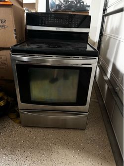 Electric stove kenmore elite