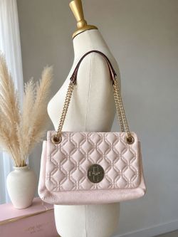 Kate Spade Blush Pink Leather shoulder bag.