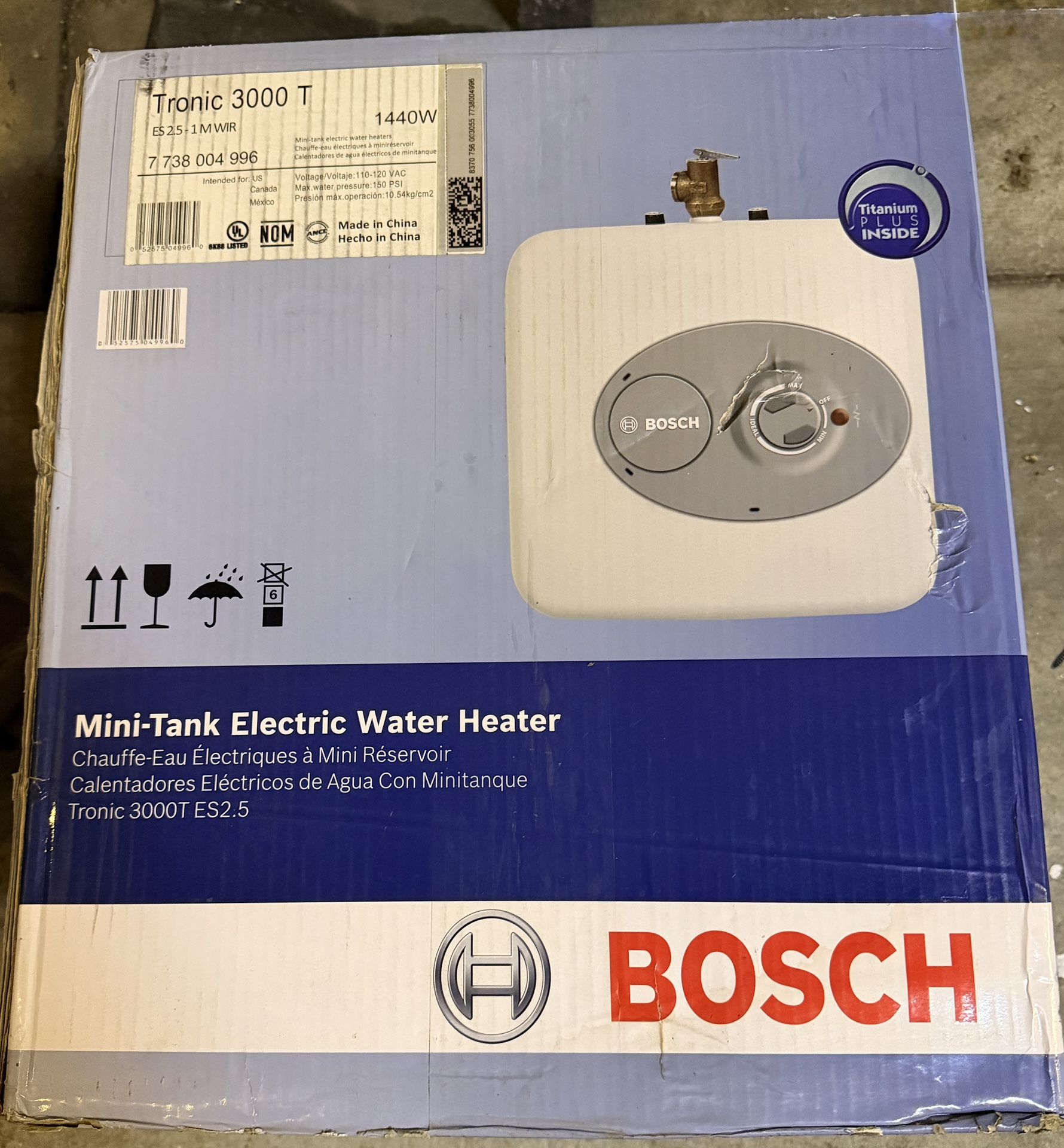 Mini-Tank Electric Water Heater