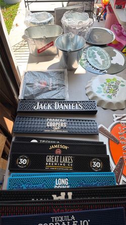 Metal beer signs
