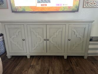 Opal 72" accent tv stand console chic modern farmhouse