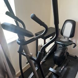 Elliptical And Exercise Bike combo