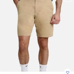 Jachs Men's Casual Performance Flat Front Shorts 