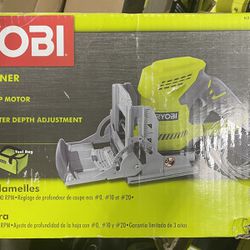 Ryobi 6 Amp Corded AC Biscuit Joiner Kit with Dust Collector and Bag