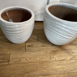 Ceramic Pot Set Of 2 