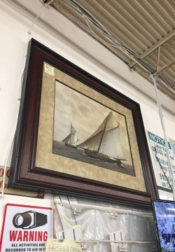 Framed Boating Print