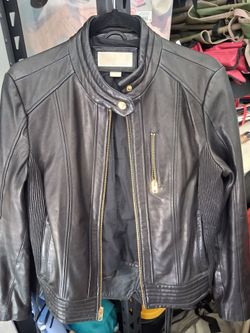 Michael Michael Kors genuine leather jacket