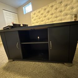 TV Console With Side Storage Doors