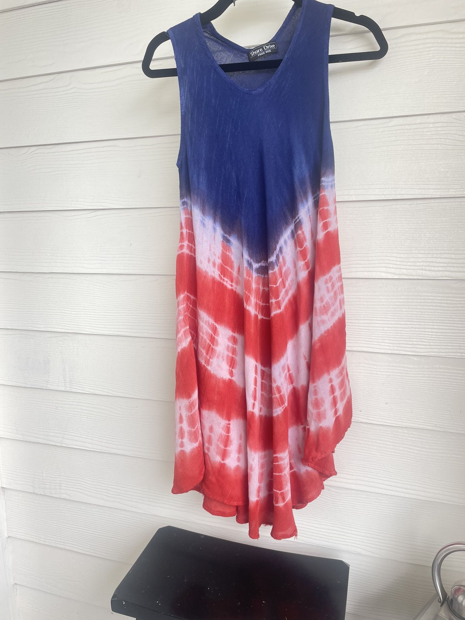 Fourth of July dress, Free Size red white and blue show your colors