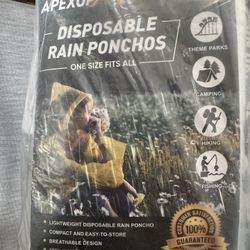Disposable Ponchos (50) Clear