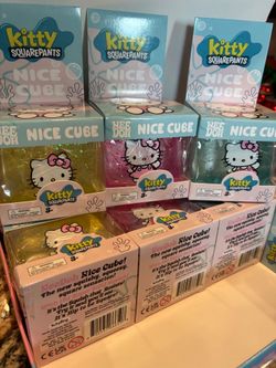 NeeDoh Hello Kitty Square  Cube Squishy Toy