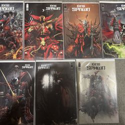 King Spawn #1 set of 7 variant covers ABCDEFG covers