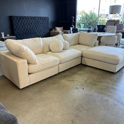 Modular Sectional “ Cloud” Couch Sofa Chaise 