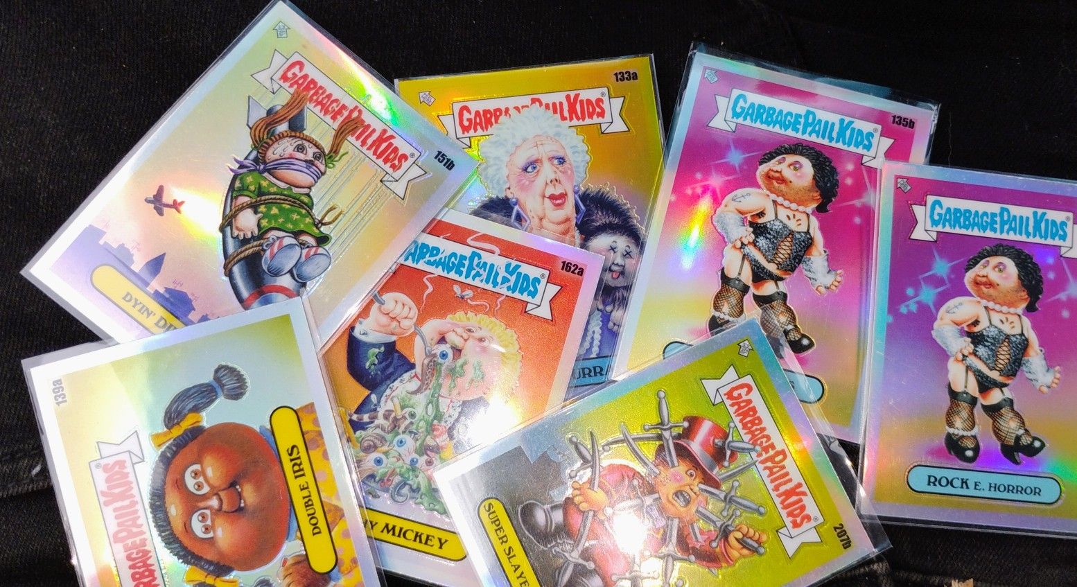 Garbage Pail Kids Chrome Cards Refractor And Serial Numbered