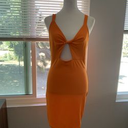 Orange Summer Dress