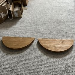 Semi Circle Floating Shelves 
