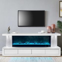 Brand new Fire Place Tv Stand - Cash + Financing Fast Delivery