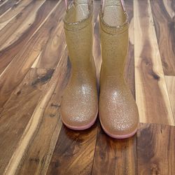 Kids Girls Rubber Rain Boots Size 9/10