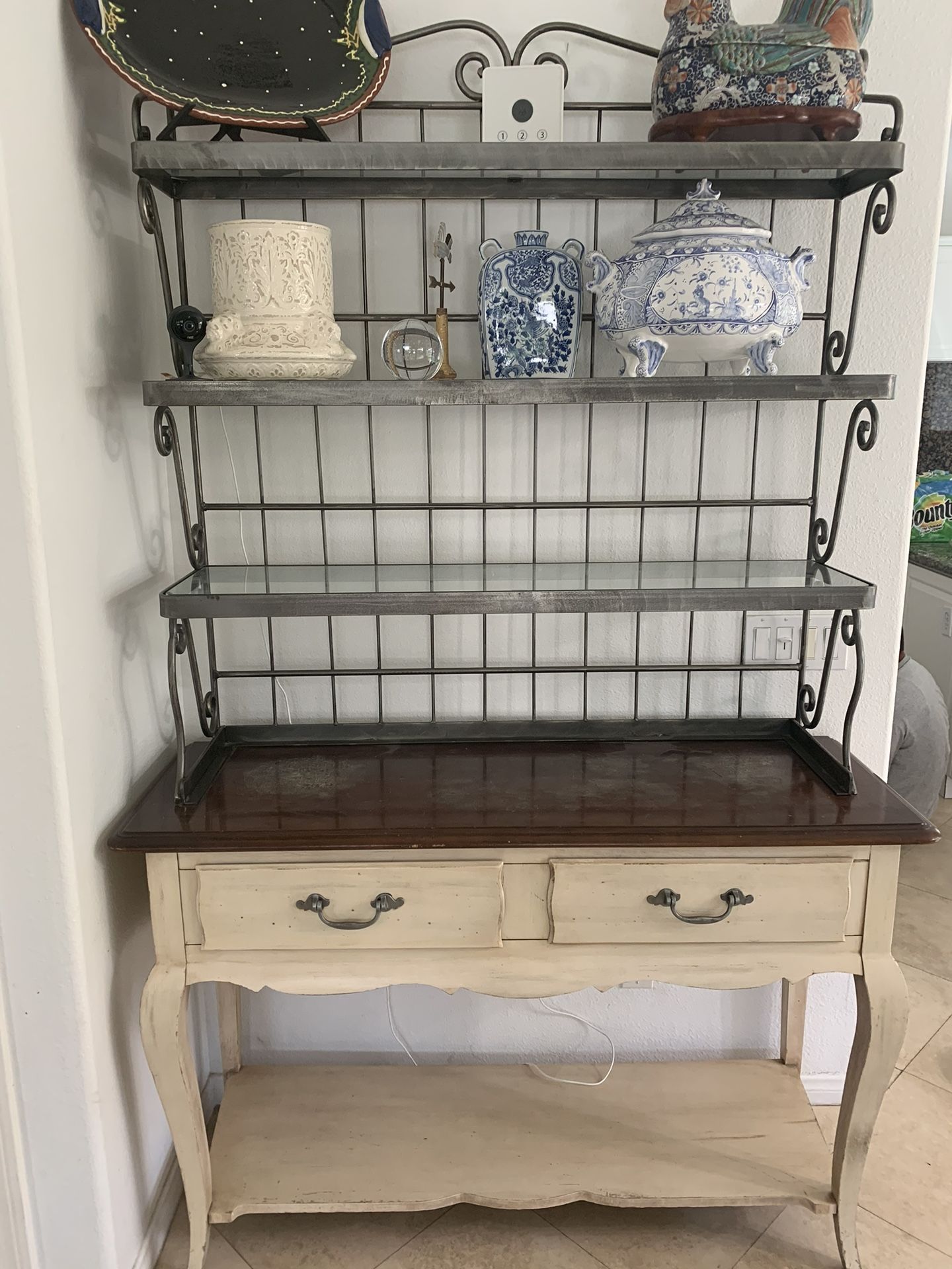 Wood Bakers Rack