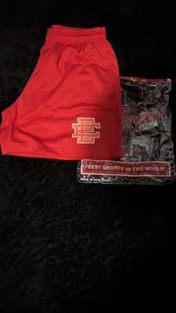 Red Eric Emanuel shorts brand