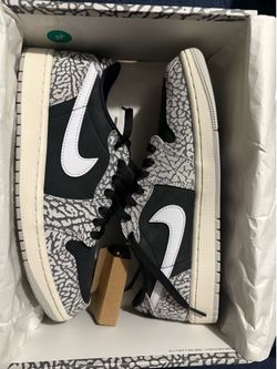 Jordan 1 low og elephant print