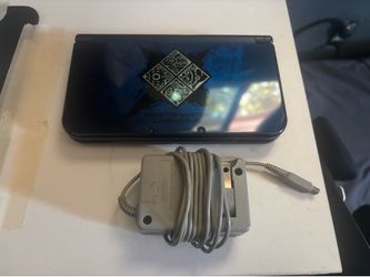 New Nintendo 3DS XL Monster Hunter Generations Special Edition Blue w/ Charger