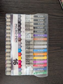 16-Piece Master Color Micro-Pen Set - Brand New