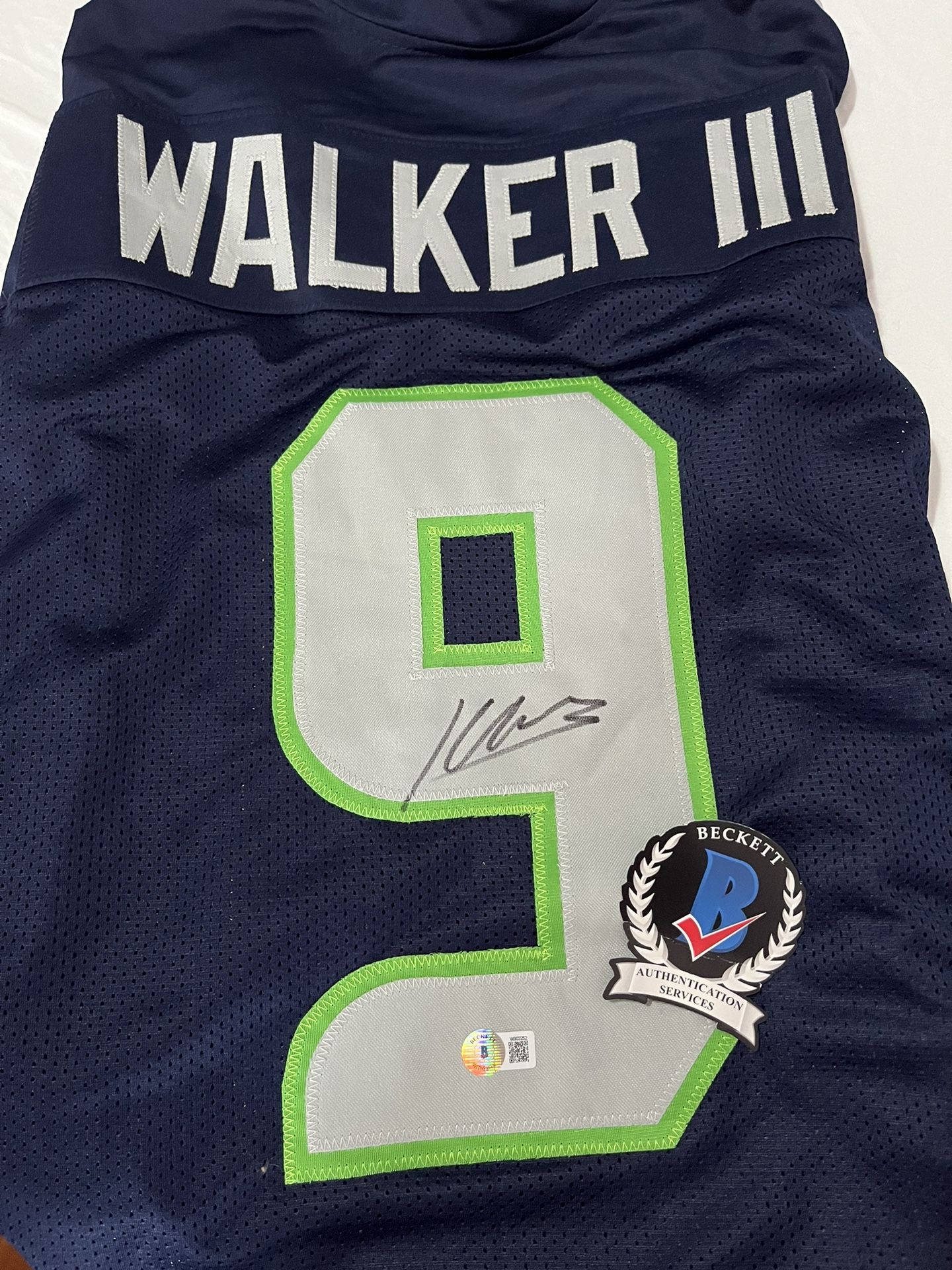 Seattle Seahawks Custom Jersey Kenneth Walker The Third