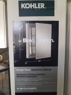 New in box Kohler Embark Medicine Cabinets 26x20 2 available