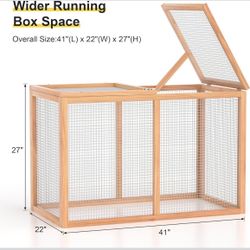 Brand new 40" Chicken Run Outdoor Wooden Chicken Coop 