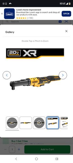 DEWALT ATOMIC COMPACT SERIES RATCHET 20V