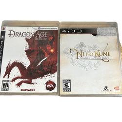 PS3 Dragon Age Origins, Ni No Kuni