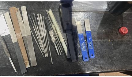 Lot Of diamond files, precision degree gauges aluminum extrusion Die Corrector