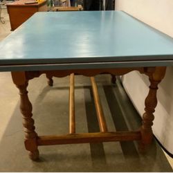 Heavy Vintage Wooden  Table 