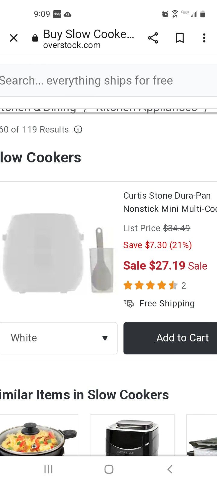 Curtis Stone 2-Pack Dura-Pan Mini Multi Cooker Pots with Lids, Black