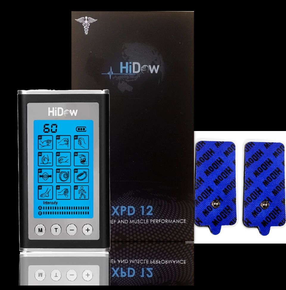 HiDow TENS Unit - AcuXPD Electronic Muscle Stimulator - Massagers