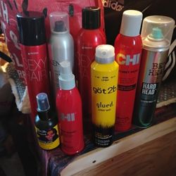 Lots Of Hair Products From Bed Head, Sexy hair, Chi, Got 2 Be And More.