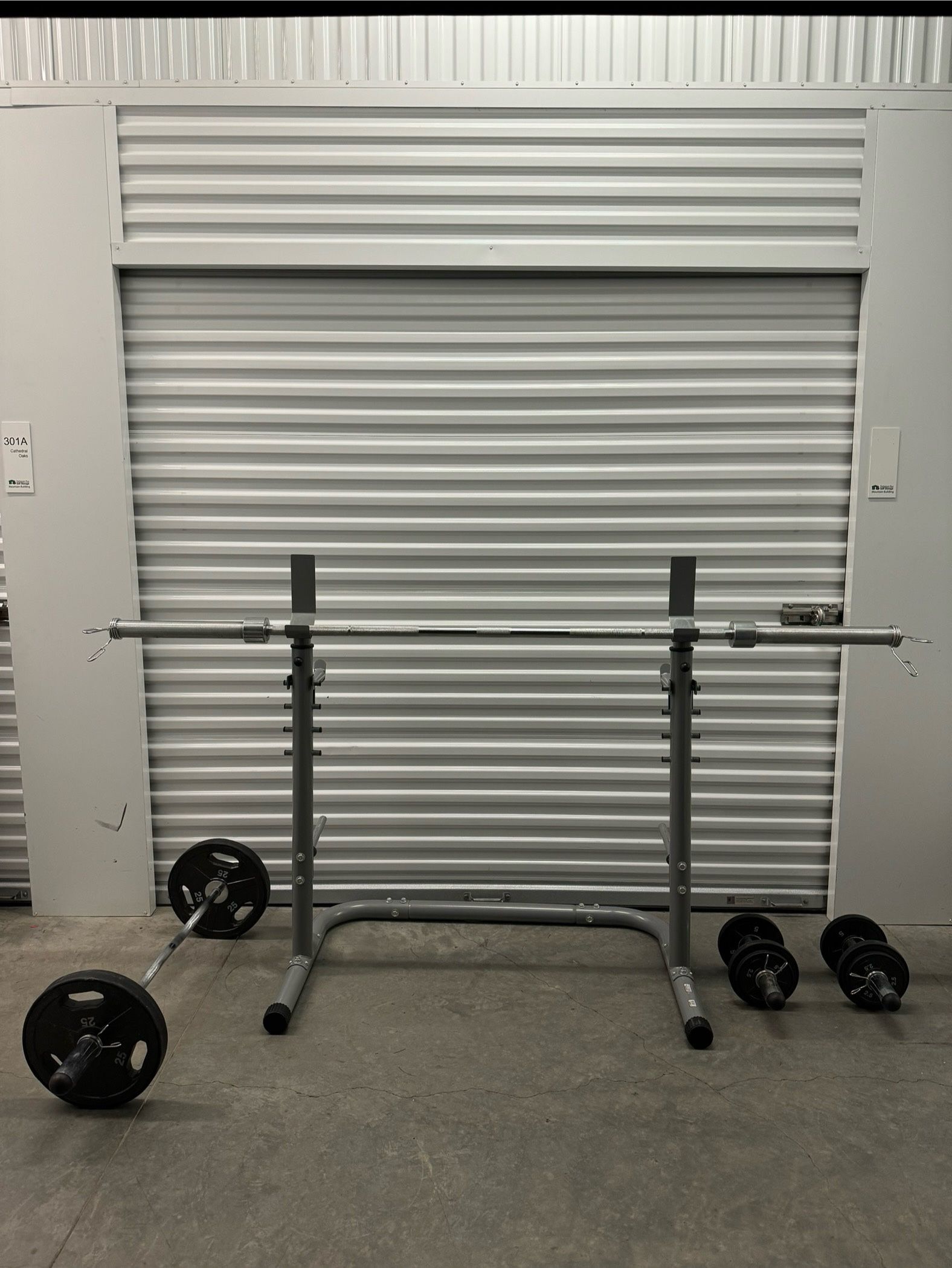 $550 Full Weight Set and Bench Press