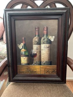 Wine Picture on canvas