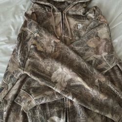 Primitive Camo Zip Up Hoodie 