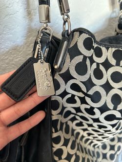 black coach bag