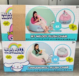 Hello Kitty and Friends Compressed Foam Bean Bag Chair